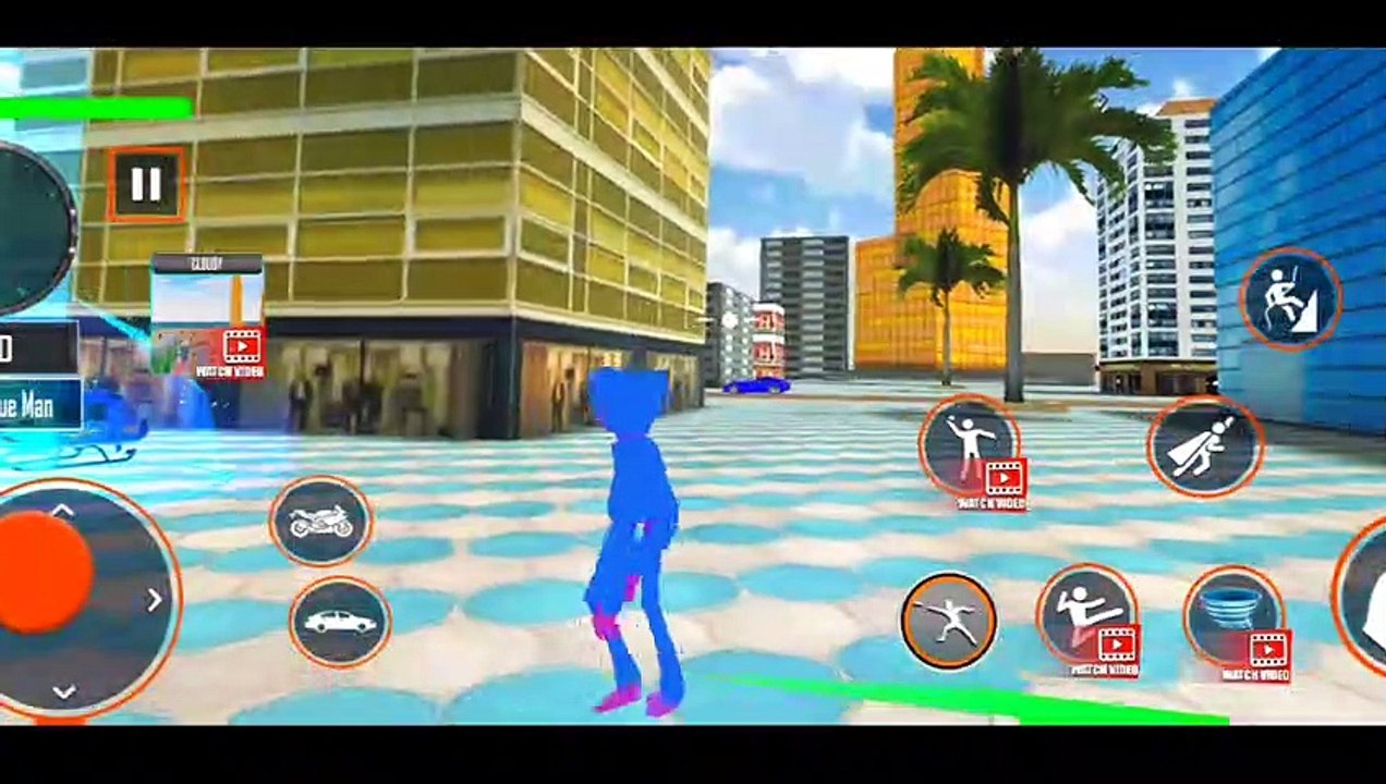 Amazing Spider Stickman Rope Hero Vegas City Gangster Fighting Battle Mission Android Gameplay