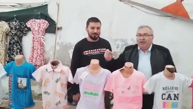 Hukuk fakültesi mezununun pazarda tişört sattığını gören milletvekili şaşırdı