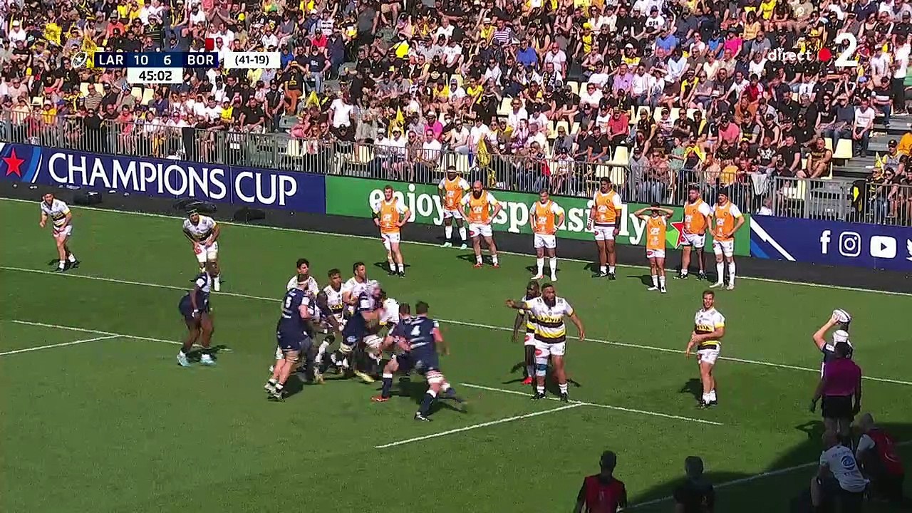 La Rochelle - Bordeaux-Begles 2022 Champions Cup. 8e de finale retour_2ème mi-temps