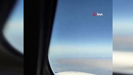 İstanbul’un üzerini çöl tozu bulutu kapladı, havadan böyle görüntülendi