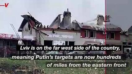 Russian Missiles Strike Lviv in Ukraine’s Far West Region