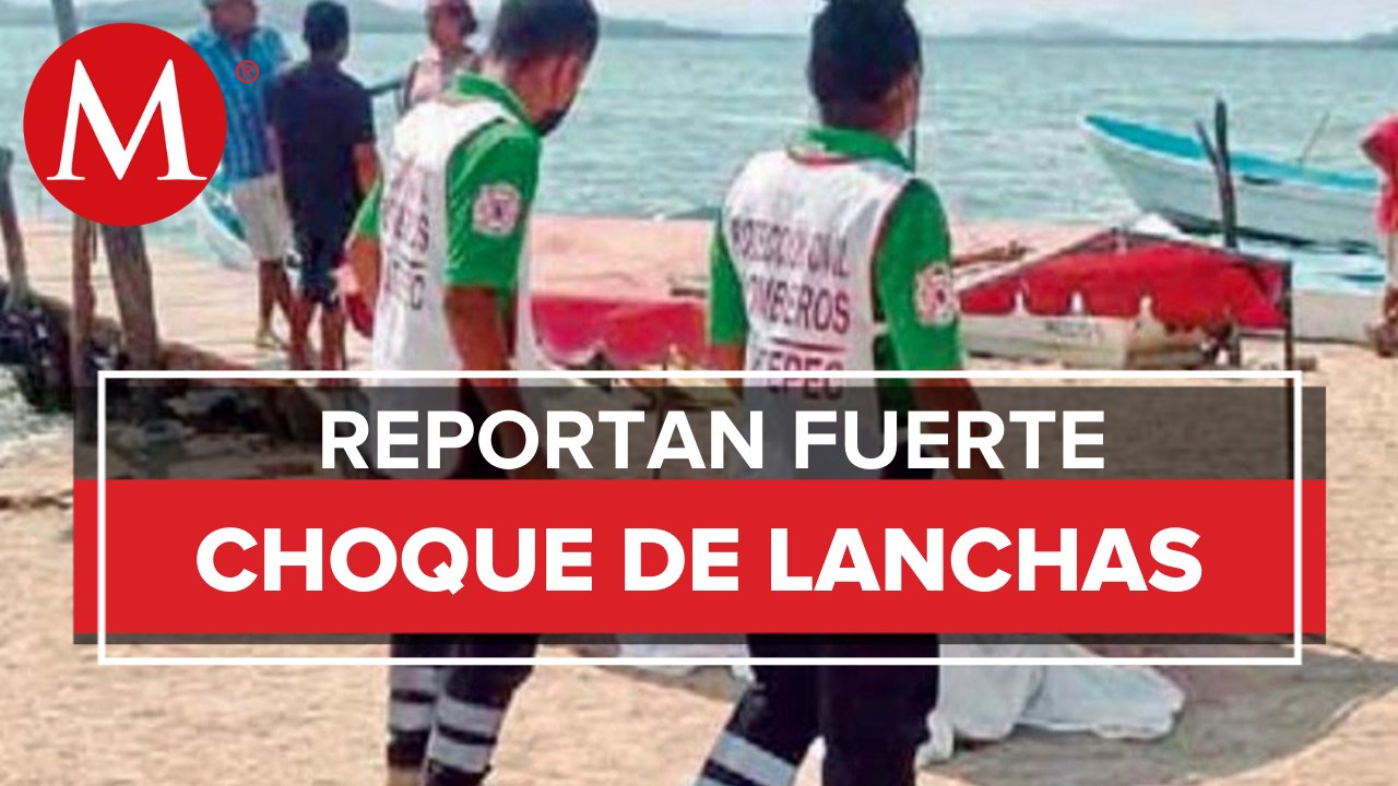 Choque de lanchas en costa de Oaxaca deja un muerto y un turista herido