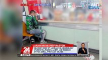 Delivery rider at graduating criminology student na pinagsasabay ang trabaho at pag-aaral, pinusuan online | 24 Oras