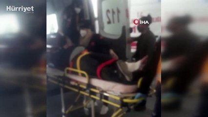 Yakalanacağını anladı, birinci kattan aşağı atladı