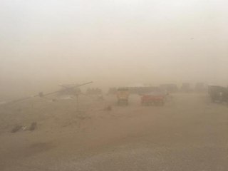 KONYA'DA KUM FIRTINASI ETKİLİ OLDU