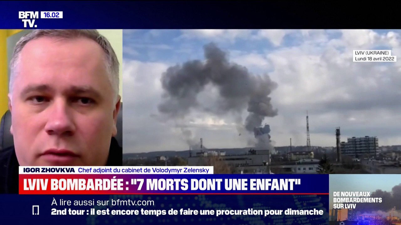 Igor Zhokva, chef adjoint du cabinet de Volodymyr Zelzensky: "Malheureusement, en Ukraine, il n'y a pas un seul lieu qui soit sûr"