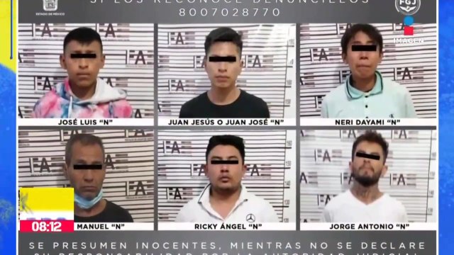 Detienen a 8 narcomenudistas presuntamente involucrados en multihomicidio ocurrido en Tultepec