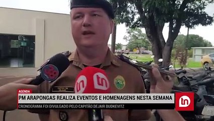 PM Arapongas realiza eventos e homenagens nesta semana