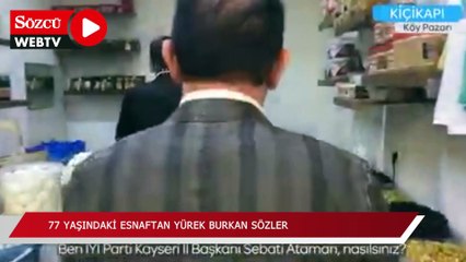 77 yaşındaki esnaftan yürek burkan sözler: Geçen müşteriye 33 liraya gramla mal verdim, 20 lira verdi. İnan ben ağladım…