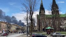 Al menos siete muertos tras un bombardeo ruso en la ciudad occidental ucraniana de Leópolis