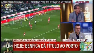 BENFICA HUMILHA SPORTING EM ALVALADE E ENTREGA TITULO AO FC PORTO