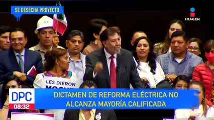 Dictamen de Reforma Eléctrica no alcanza mayoría calificada