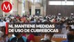 Nuevo León mantiene uso obligatorio de cubrebocas en espacios cerrados
