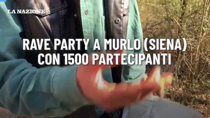 Rave party a Murlo (Siena) con 1500 partecipanti
