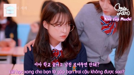 [Vietsub] Thế giới sau một phút- Tập 1: Ngày đầu chuyển trường có ngay bạn trai đi Porsche