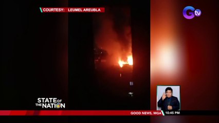 Sunog sa Brgy. 129 sa Balut, Tondo, itinaas na sa ikalawang alarma | SONA