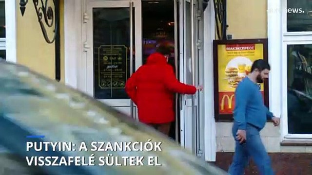 Vlagyimir Putyin: a nyugati szankciók visszafelé sültek el