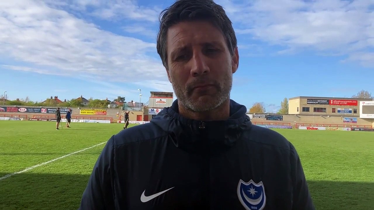 Danny Cowley post-Morecambe