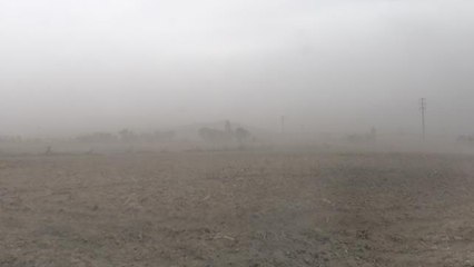 Kum fırtınası etkili oldu