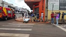 Homem fica ferido em colisão entre Ônix e Twister na Rua São Paulo