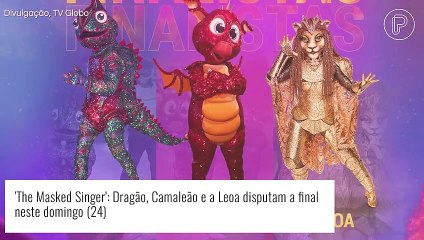 'The Masked Singer': quem são o Dragão, o Camelão e a Leoa? Descubra os artistas que estão na final!