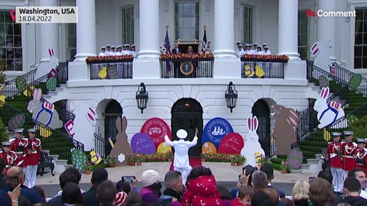 NoComment : première course aux œufs de Pâques à la Maison Blanche pour Joe Biden