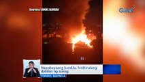 Napabayaang kandila, hinihinalang dahilan ng sunog | Saksi