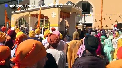 Les Sikhs célèbrent Vaisakhi dans les rues de Bobigny et appellent à la liberté religieuse