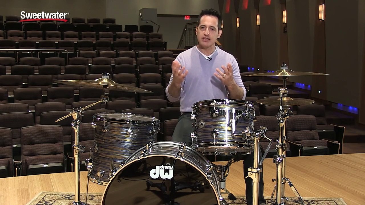 Drum Workshop 4-Piece Collector's Peacock Oyster Maple and Mahogany Drum Set [Sweetwater]