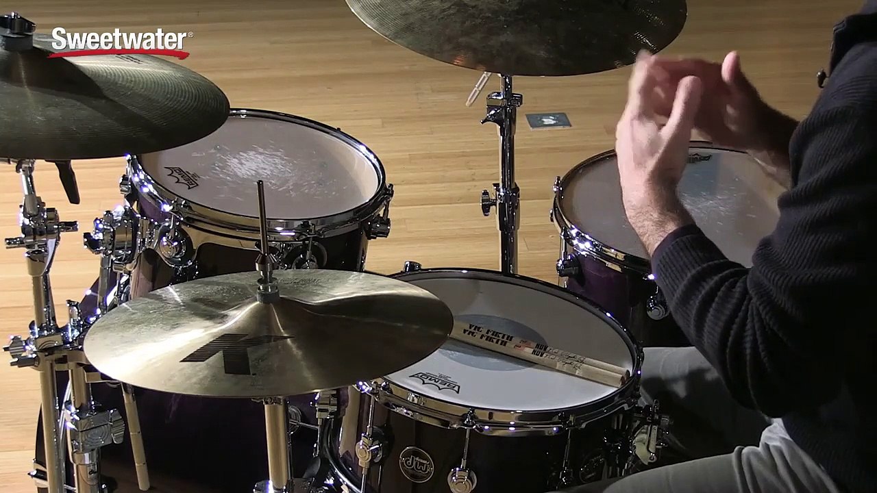 Drum Workshop 4-Piece Performance Lacquer Ebony Stain Maple Drum Set [Sweetwater]