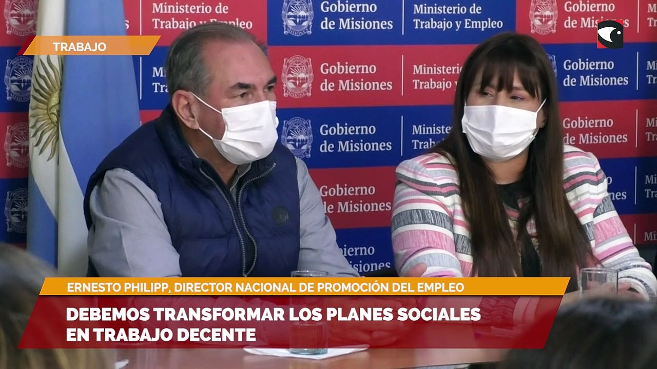 Debemos transformar los planes sociales en trabajo decente
