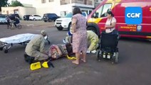Mulher em cadeira de rodas é atropelada no Bairro Alto Alegre