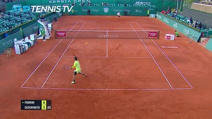 Belgrade - Fognini vient à bout de son compatriote Cecchinato