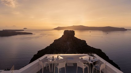 The Best Hotel in Greece Just Opened a Cocktail Bar and Restaurant With Unreal Sunset View