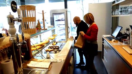 Damiano Mellone en visite sur Brumath en Alsace
