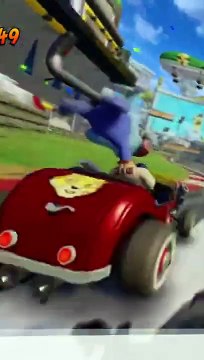 Six-Pipes Kart, Red Paint Job, & Wheels - Crash Team Racing Nitro-Fueled