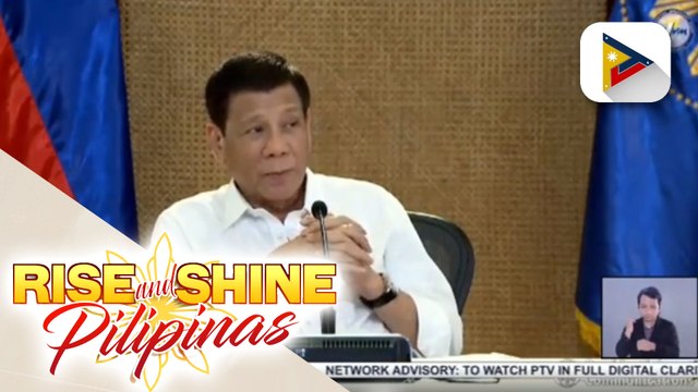 Pangulong Duterte, hiling na maaksyunan ng susunod na administrasyon ang usapin sa climate change; Pres. Duterte, nangako na patuloy ang retrieval ops sa mga biktima ng Bagyong Agaton