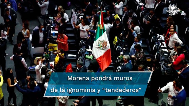 Morena anuncia campaña para exhibir nombre y cara de diputados traidores por votar contra reforma