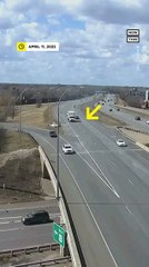 Truck Driver Safely Escapes Fiery Crash on Minnesota Highway