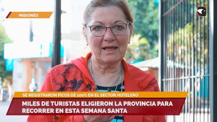 Miles de turistas eligieron la provincia para recorrer en esta semana santa