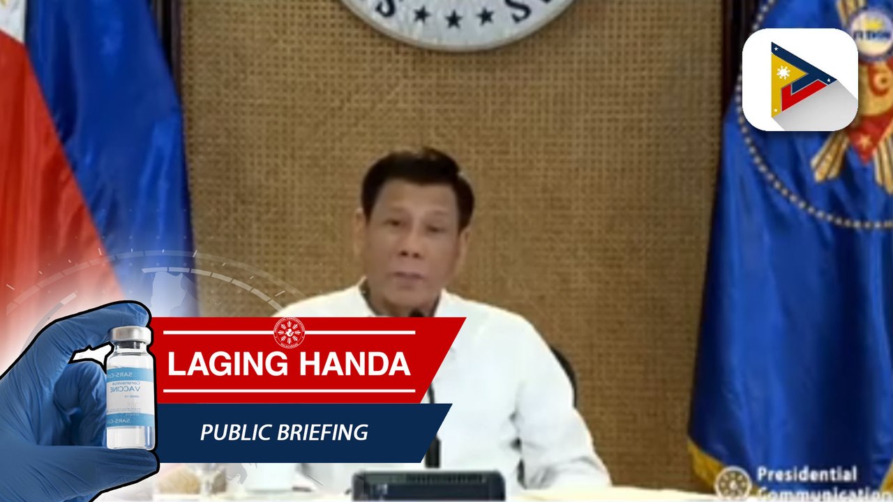 Pangulong Duterte, nagbabala sa mga politiko la...