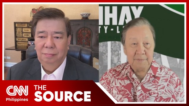 Senate Minority Leader Franklin Drilon and vice presidential candidate Lito Atienza | The Source