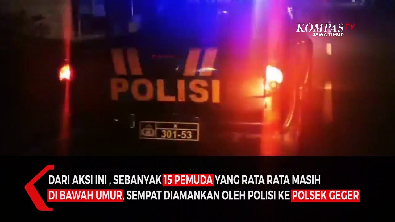 Viral Sekelompok Remaja Perang Sarung di Madiun