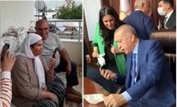 Cumhurbaşkanı Erdoğan, kanser hastası Halime teyzeyle görüştü