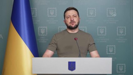 Zelenskiy: "Artık Rusya uzun süredir hazırlandığı Donbas için savaşa başladı diyebiliriz"