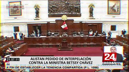 Patricia Chirinos promueve interpelación contra ministra Betssy Chávez