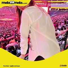 5 Momen Luna Maya Nonton BTS di Las Vegas