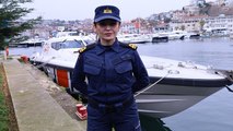 Sahil Güvenlik Komutanlığı'nın ilk kadın bot komutanı görev başında