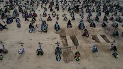 El cementerio de Irpin, símbolo de la crudeza de la invasión en Ucrania