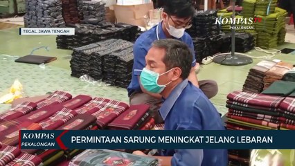 Permintaan Sarung Meningkat Jelang Lebaran